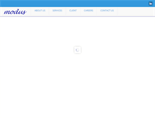 Tablet Screenshot of modussystems.com